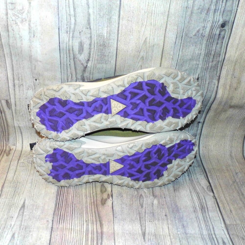 NIKE ACG Mountain Fly 2 Low Neutral Olive Mountain Grape Sneakers Mens Size 13 - Picture 2 of 7